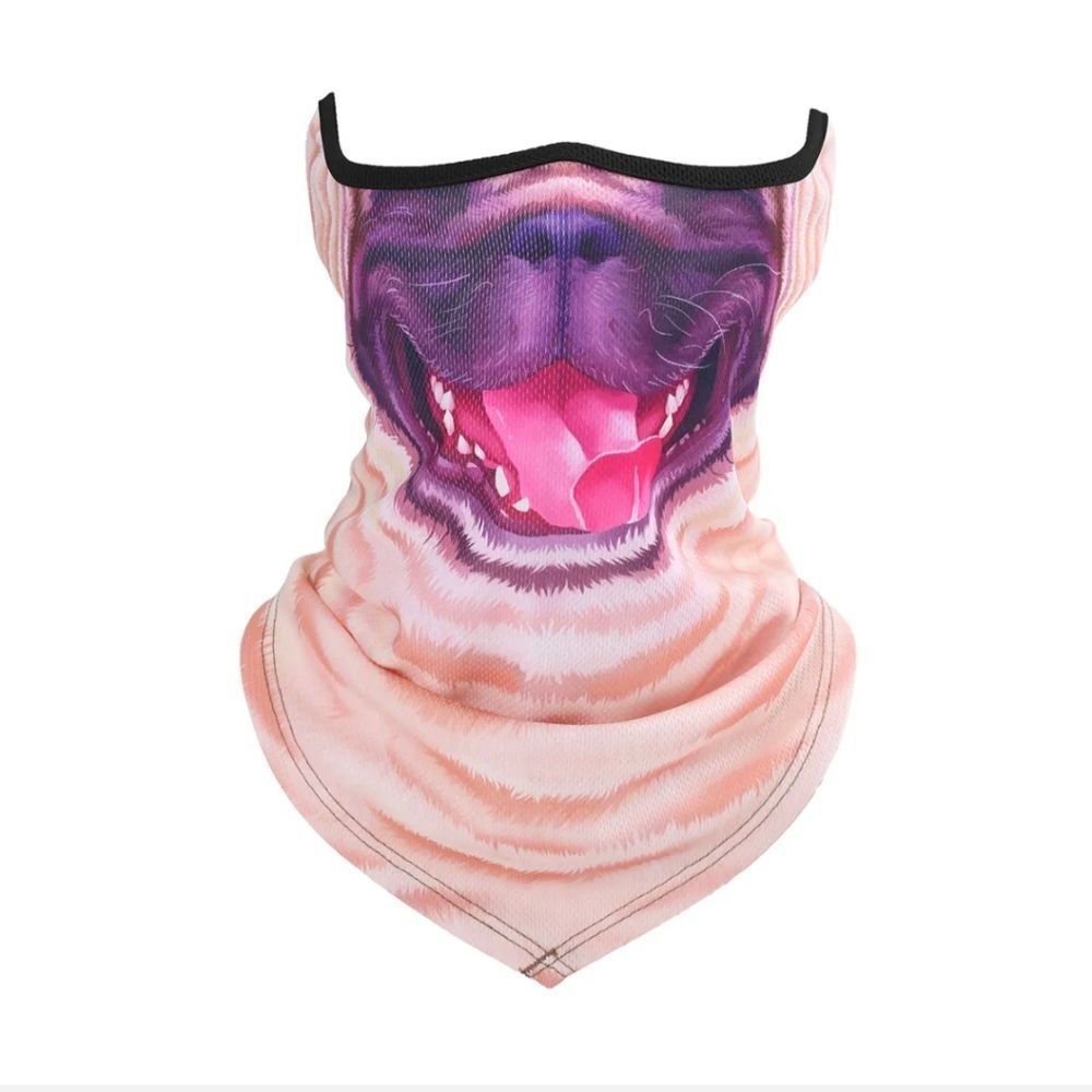 Half Face Mask Motorcycle Cycling Halloween UV Protection Balaclava Neck Scarf